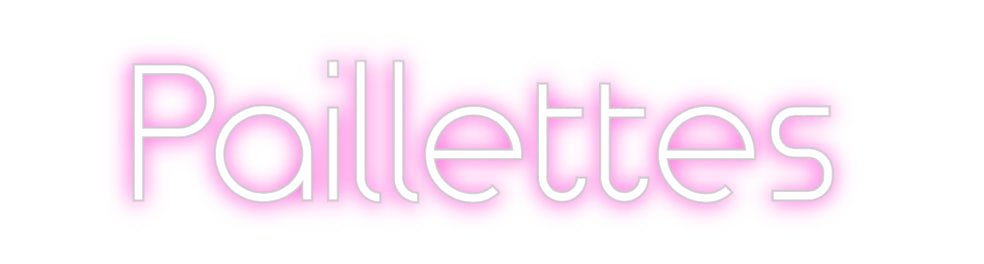 Custom Neon: Paillettes