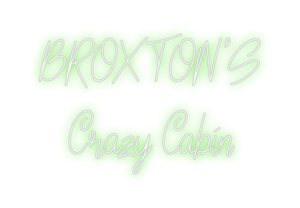 Custom Neon: BROXTON'S
Cr...