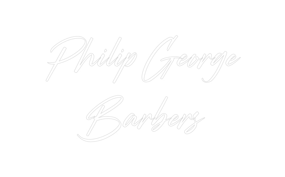 Custom Neon: Philip George...