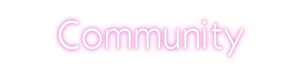 Custom Neon: Community