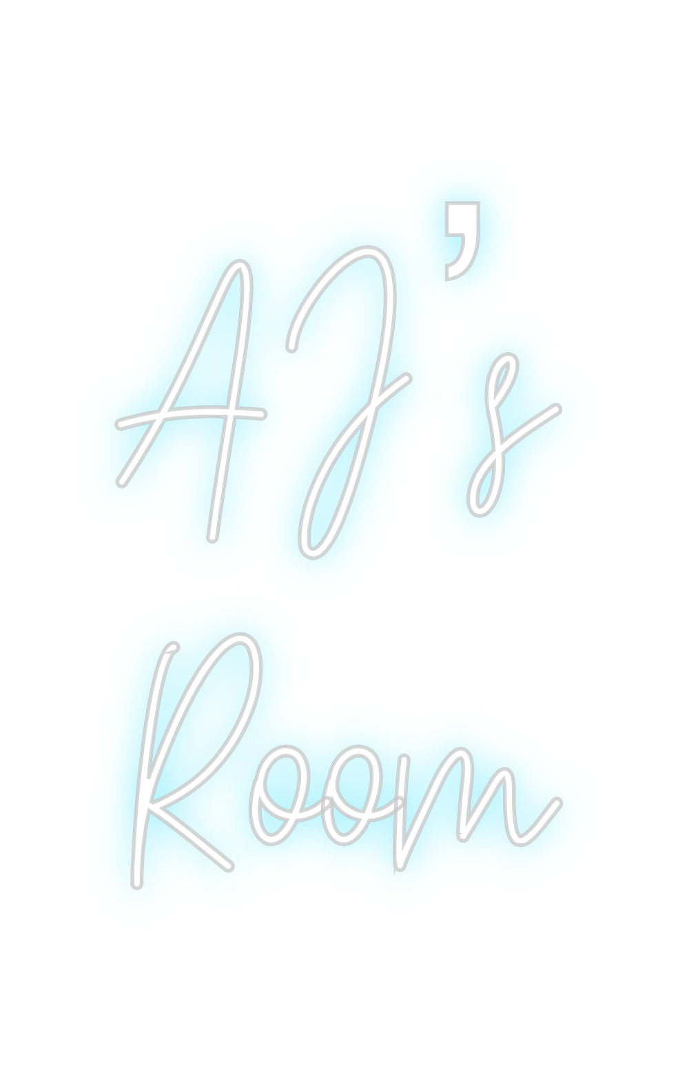 Custom Neon: AJ’s
Room