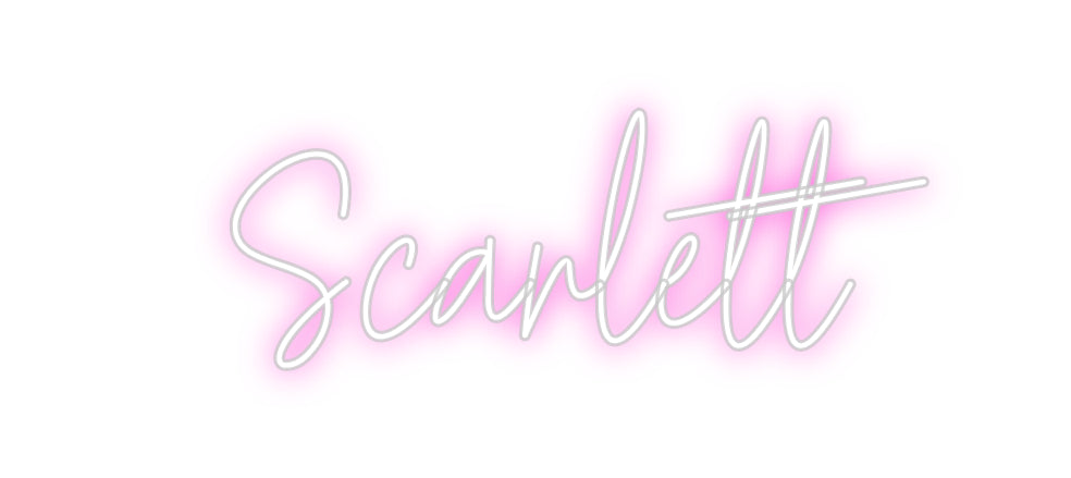 Custom Neon: Scarlett