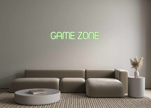 Custom Neon: GAME ZONE