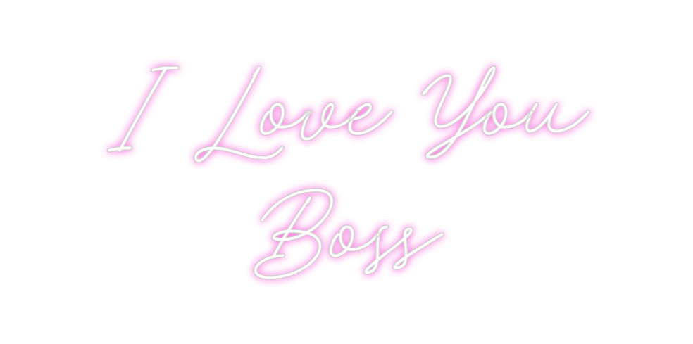 Custom Neon: I Love You
B...