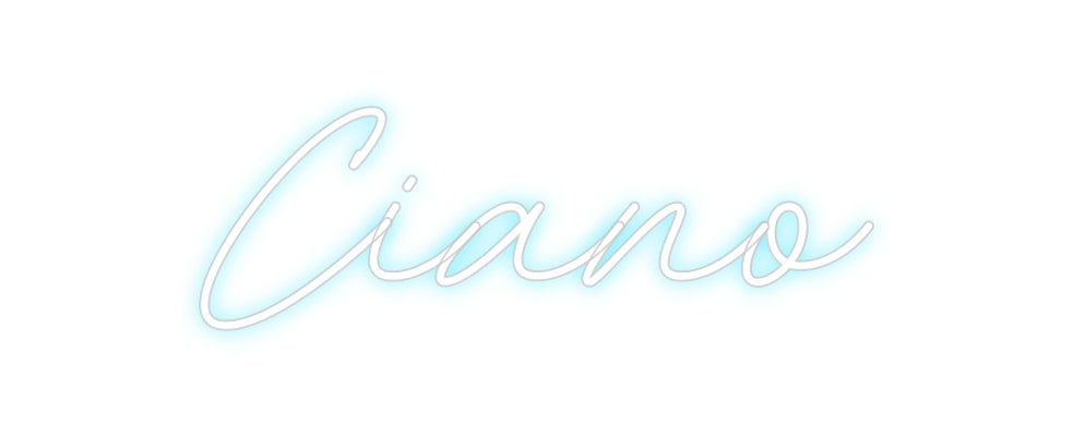 Custom Neon: Ciano