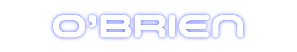 Custom Neon: O’BRIEN