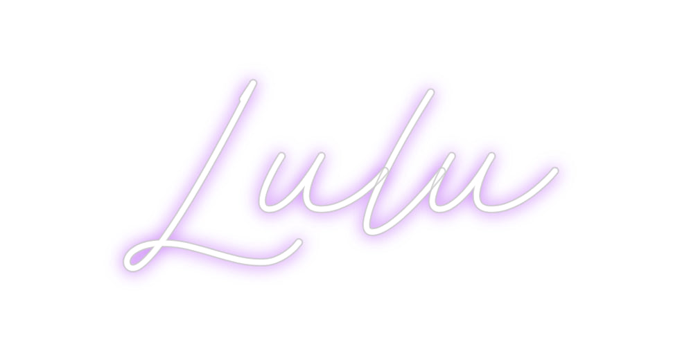 Custom Neon: Lulu