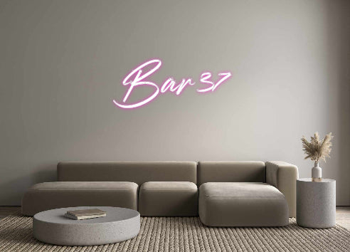 Custom Neon: Bar 37