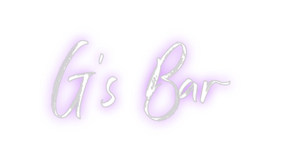 Custom Neon: G's Bar