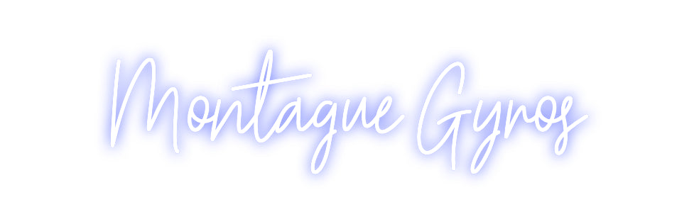 Custom Neon: Montague Gyros