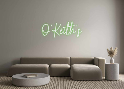 Custom Neon: O'Keith's