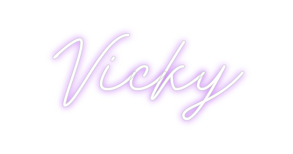 Custom Neon: Vicky