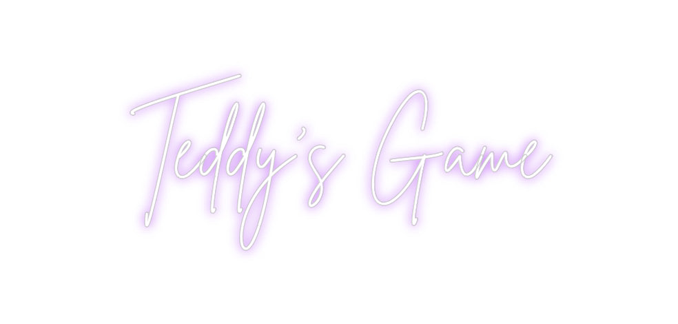 Custom Neon: Teddy’s Game