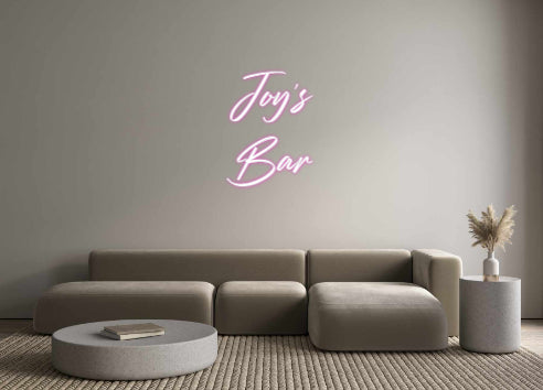 Custom Neon: Joy's
Bar