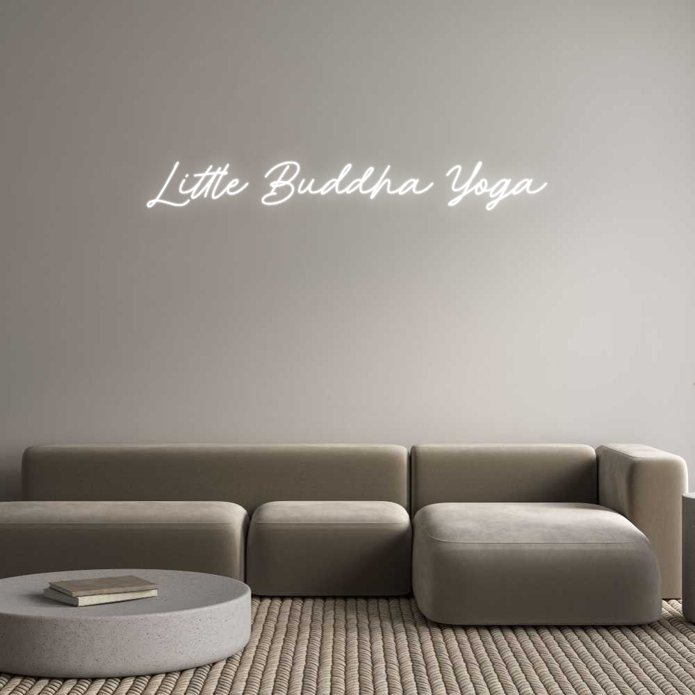 Custom Neon: Little Buddha...