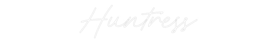 Custom Neon: Huntress