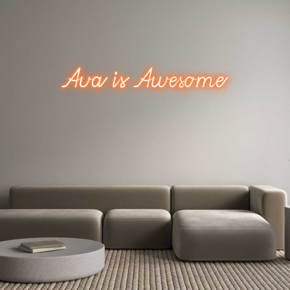 Custom Neon: Ava is Awesome