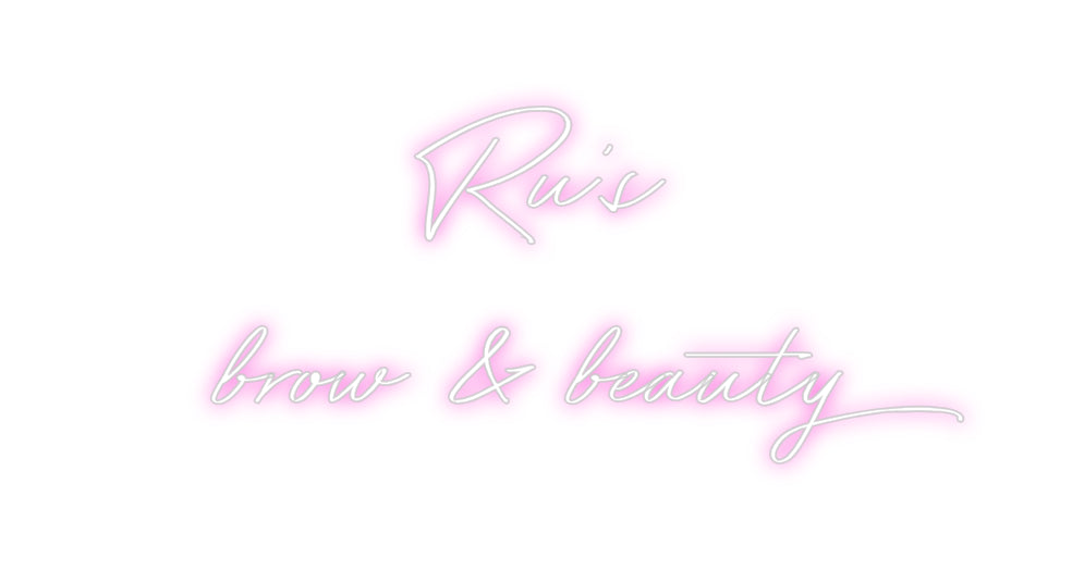 Custom Neon: Ru's 
brow &...