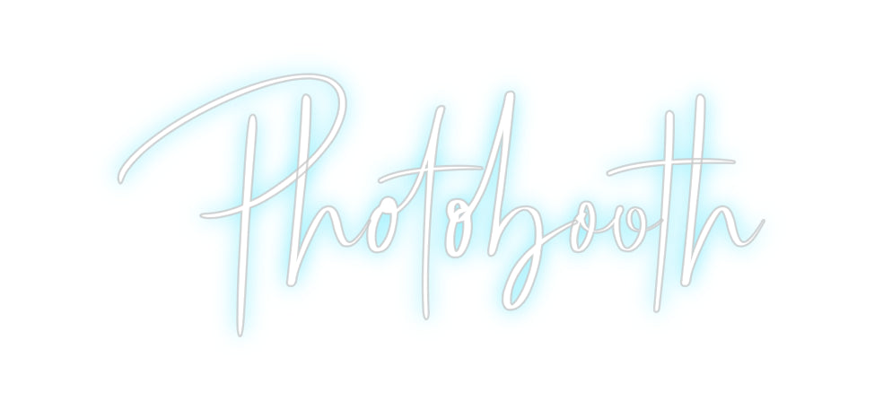 Custom Neon: Photobooth