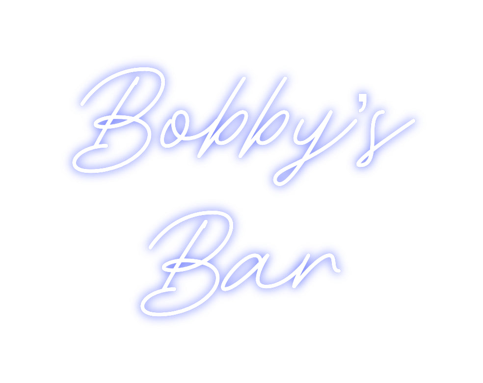 Custom Neon: Bobby’s
Bar