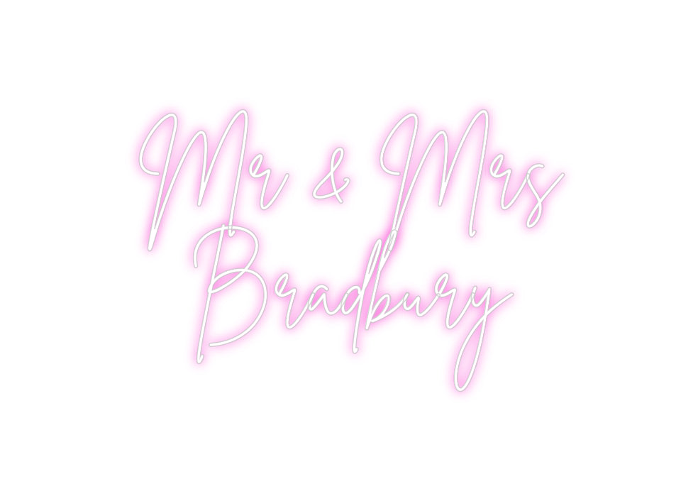 Custom Neon: Mr & Mrs 
Br...