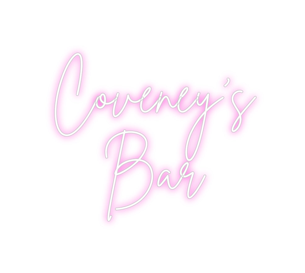 Custom Neon: Coveney’s
Bar