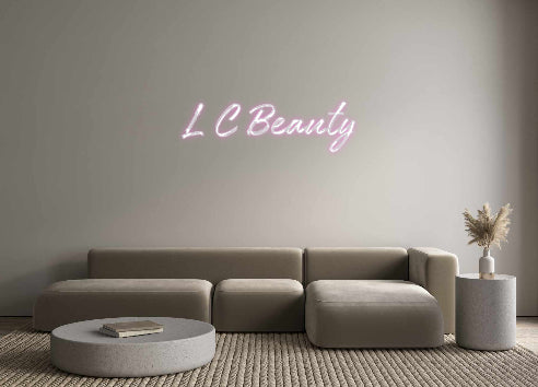 Custom Neon: L C Beauty