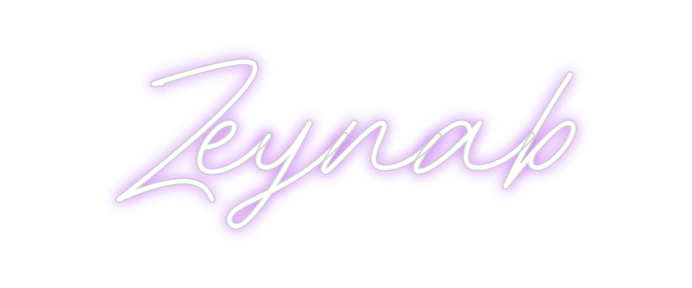 Custom Neon: Zeynab