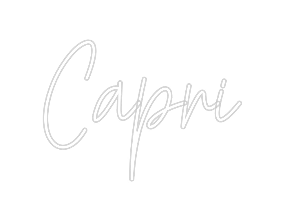 Custom Neon: Capri