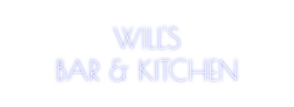 Custom Neon: WILL'S 
BAR ...