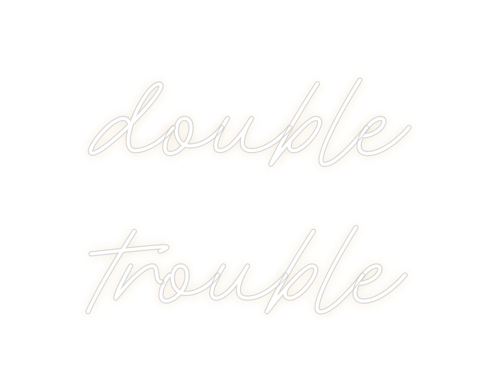 Custom Neon: double 
trou...