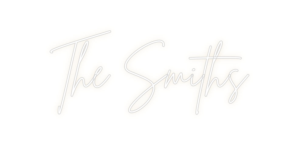 Custom Neon: The Smiths