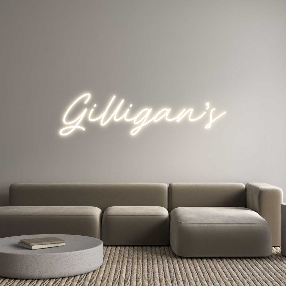 Custom Neon: Gilligan’s