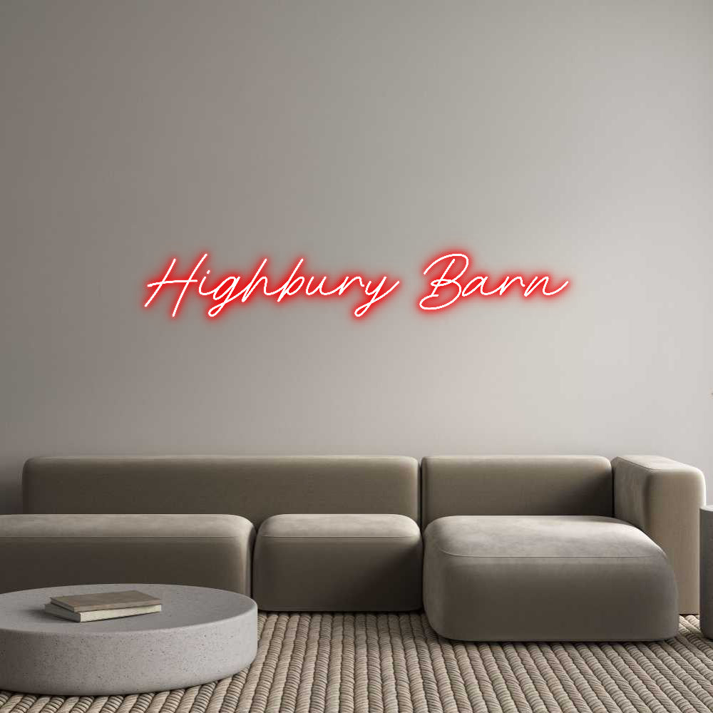 Custom Neon: Highbury Barn