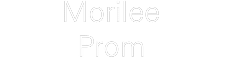 Custom Neon: Morilee 
Prom