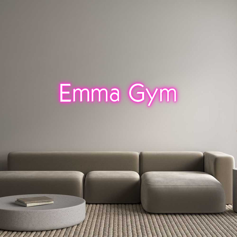 Custom Neon: Emma Gym