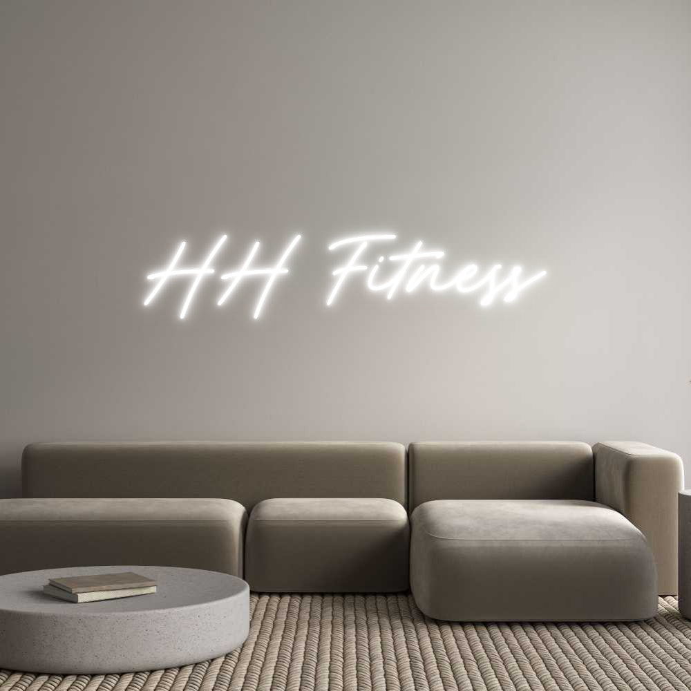 Custom Neon: HH Fitness