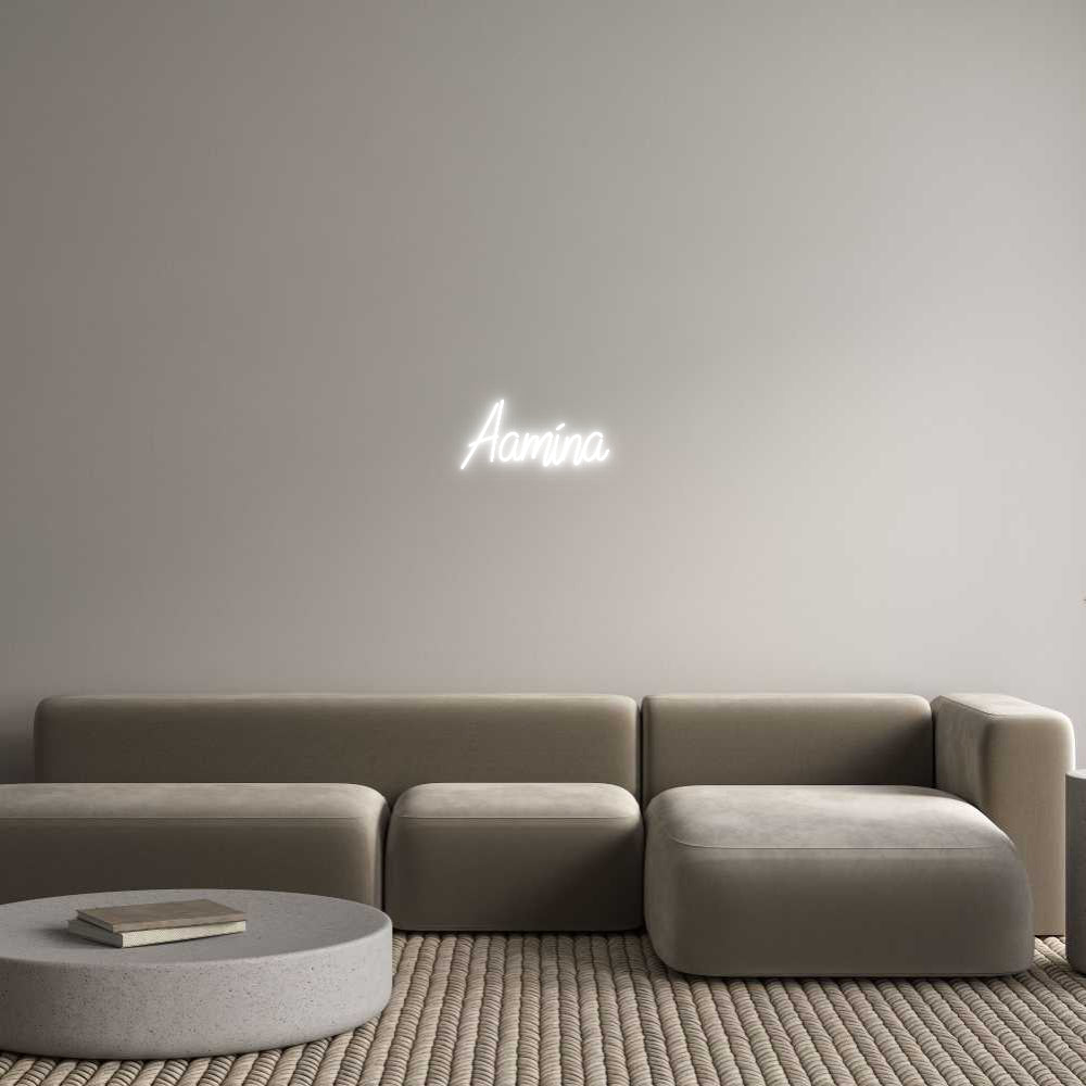 Custom Neon: Aamina
