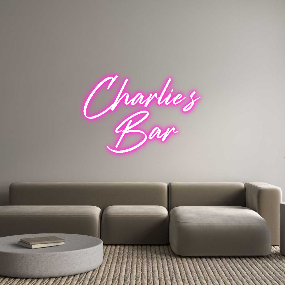 Custom Neon: Charlie’s
Bar