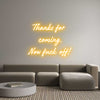 Custom Neon: Thanks for 
...