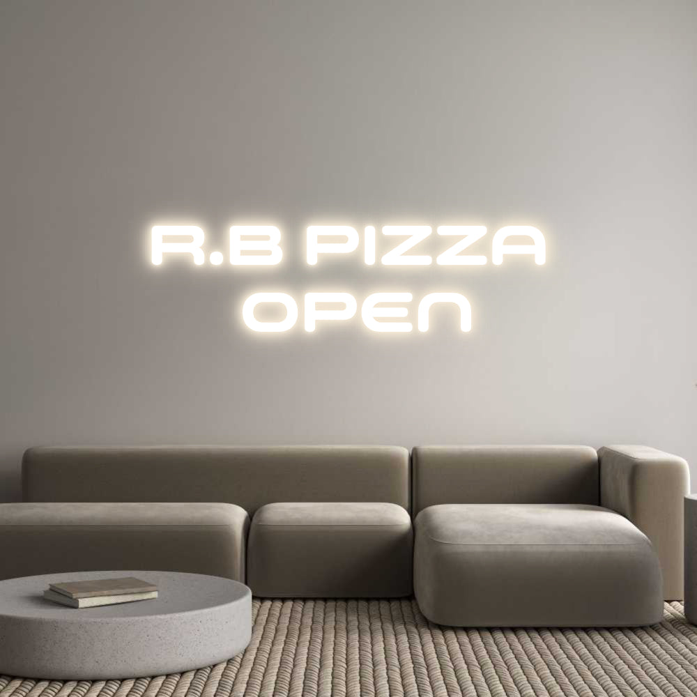 Custom Neon: R.B PIZZA
  ...