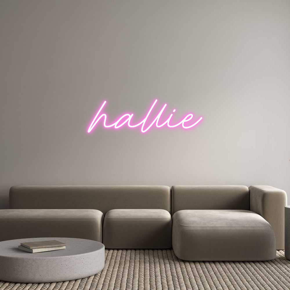 Custom Neon: hallie