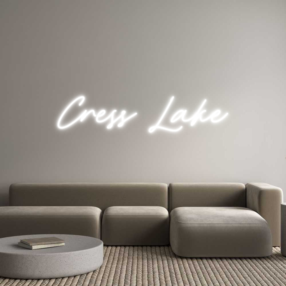 Custom Neon: Cress Lake