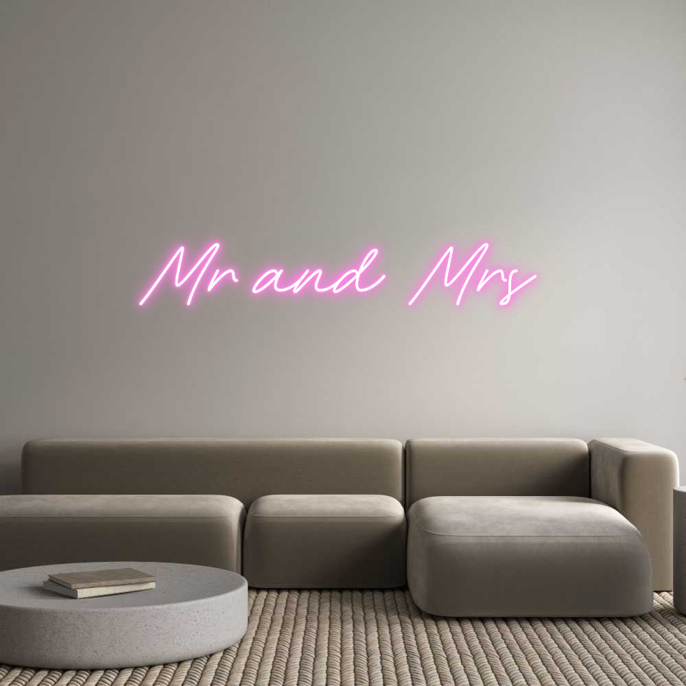 Custom Neon: Mr and Mrs