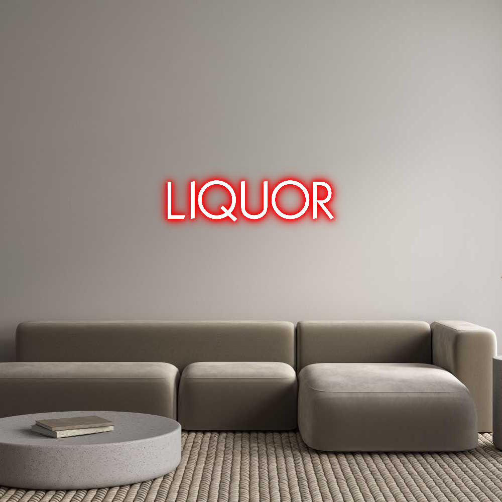 Custom Neon: LIQUOR