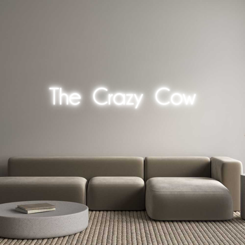 Custom Neon: The Crazy Cow