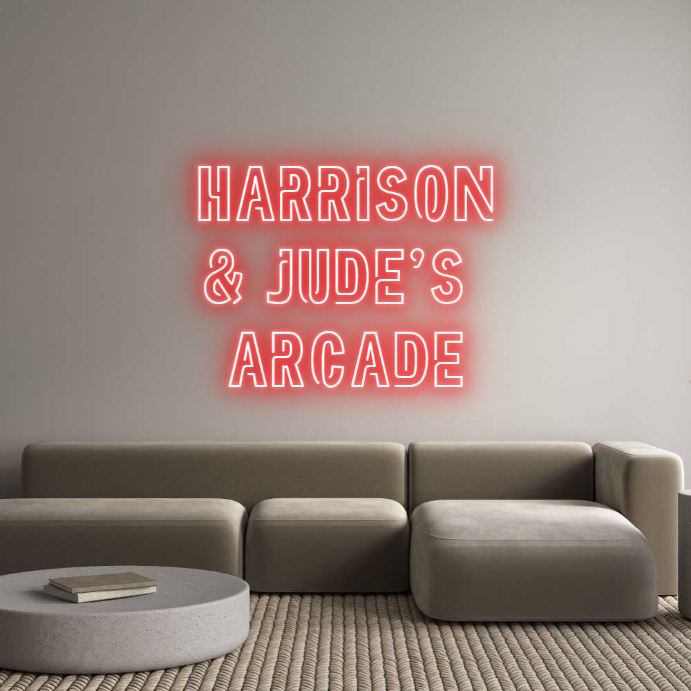 Custom Neon: HARRISON
& J...