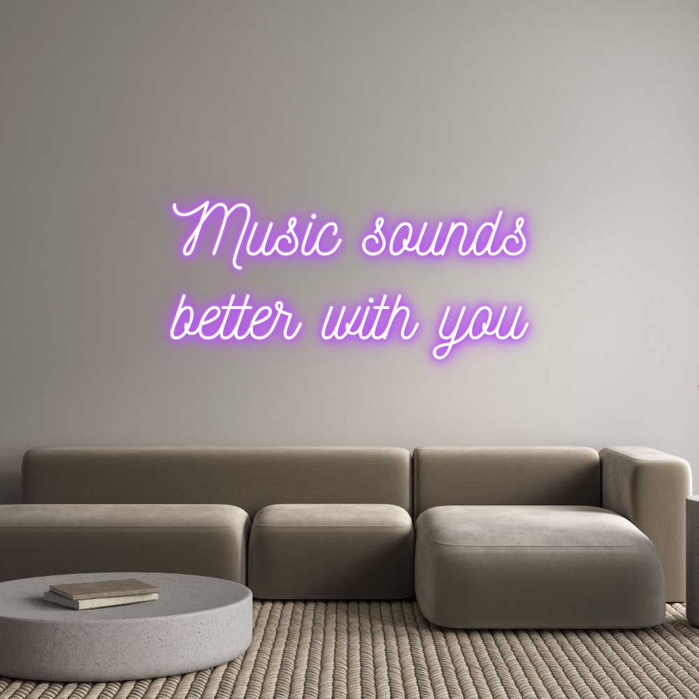 Custom Neon: Music sounds
...