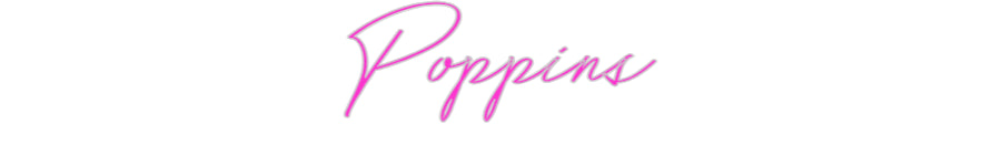 Custom Neon: Poppins