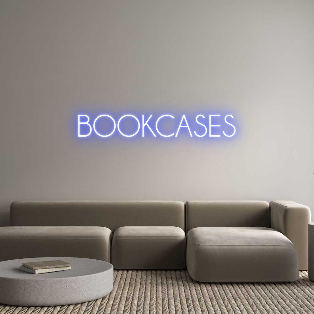 Custom Neon: BOOKCASES